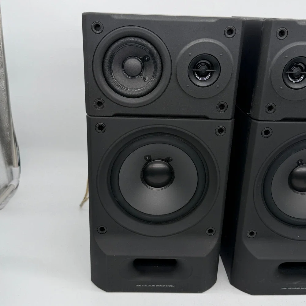 Sony SS-H3600 Dual Enclosure Speaker System 60W 6 Ohm Black Bookshelf Pair